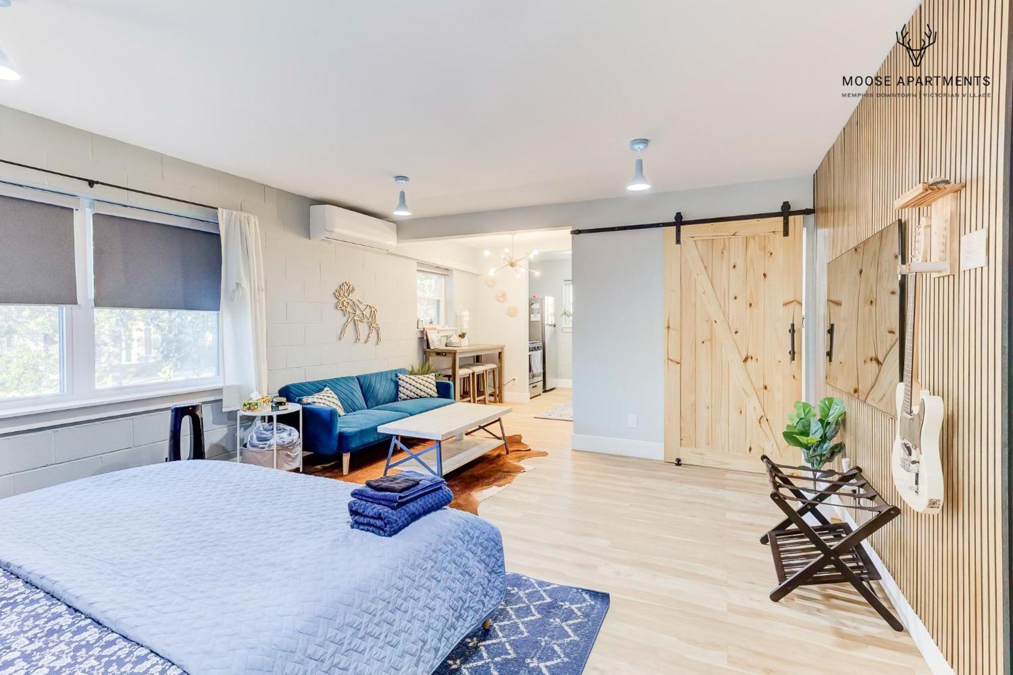 The Moose #7 - Instaworthy Studio With Amazing Views, Free Parking & Heated King Bed 孟菲斯 外观 照片