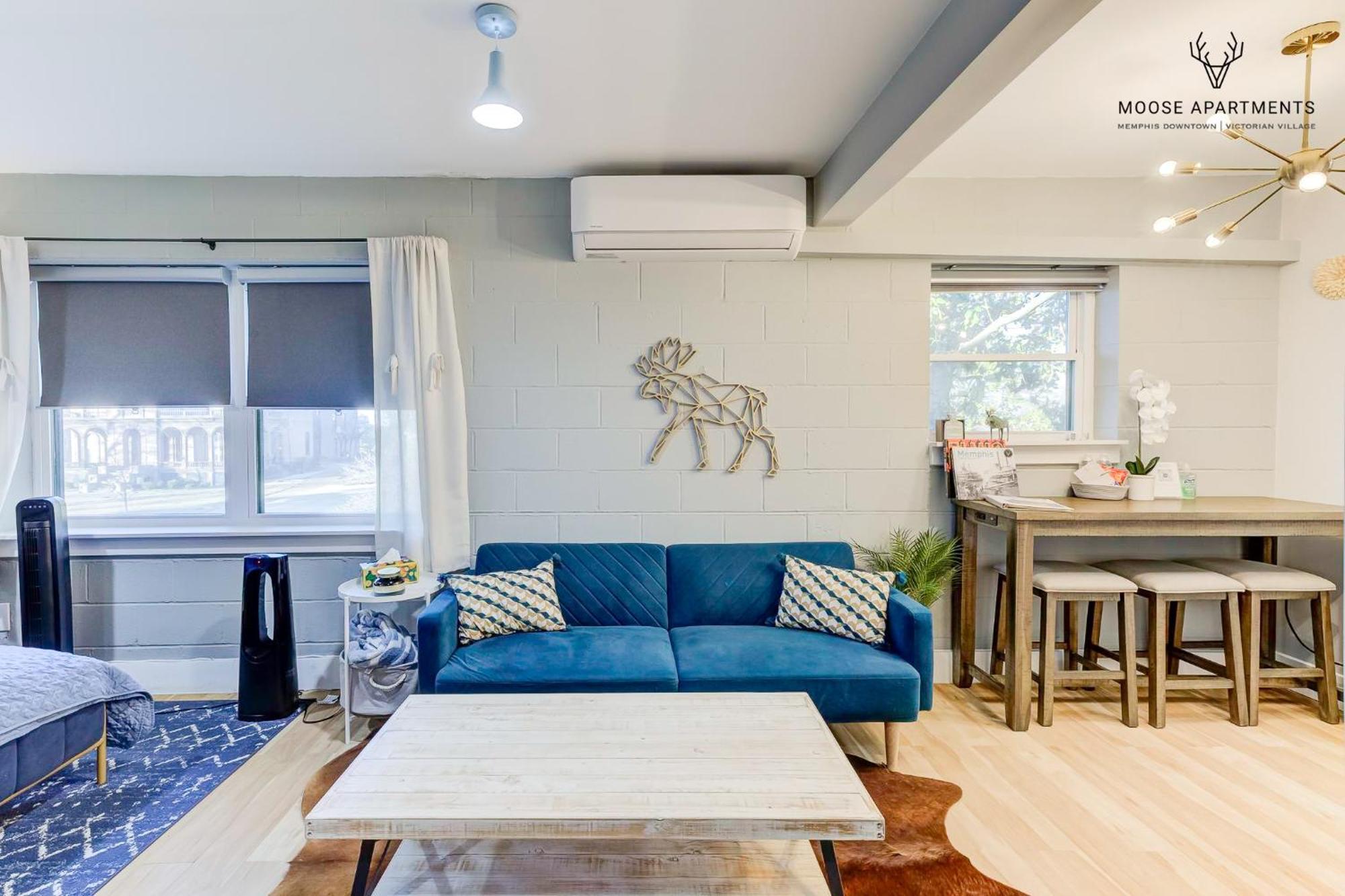 The Moose #7 - Instaworthy Studio With Amazing Views, Free Parking & Heated King Bed 孟菲斯 外观 照片